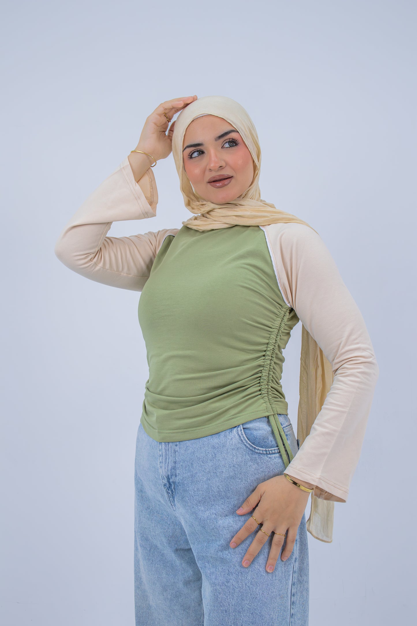 long sleeve olive basic