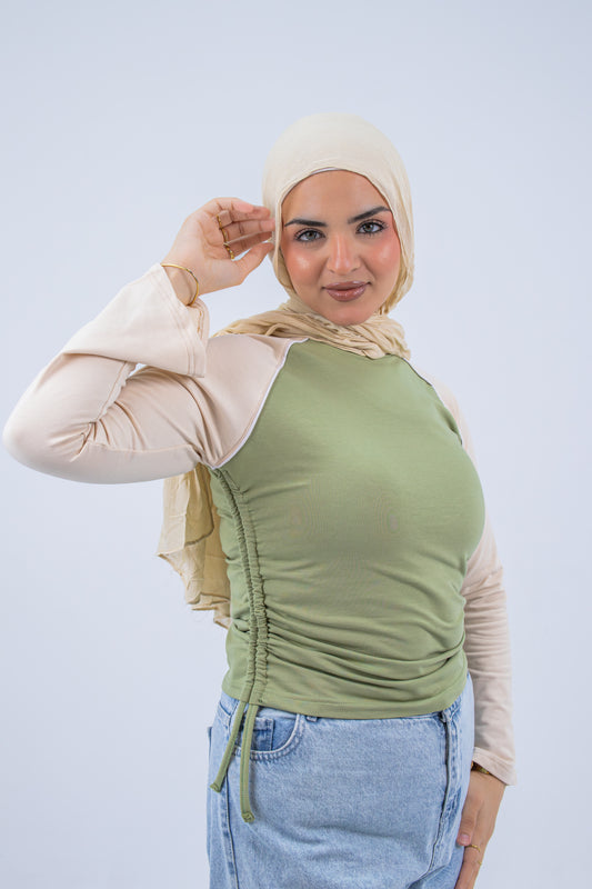 long sleeve olive basic