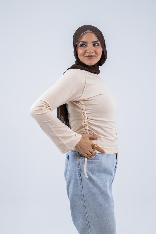 long sleeve creamy basic